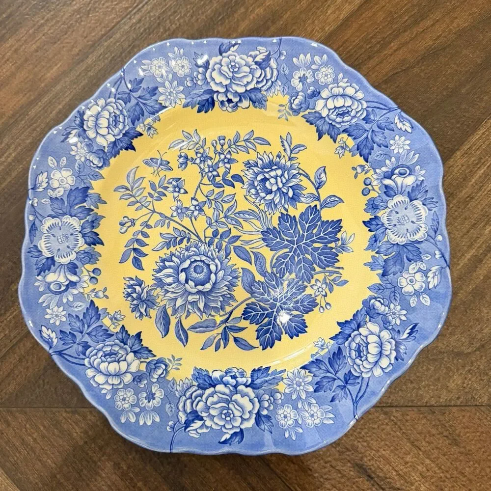 Spode Blue Room Garden Collection Jasmine Buffet Dessert Plate